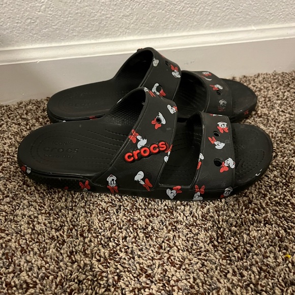 Disney Parks Exclusive Minnie Mouse Sandal Crocs Women’s 10 - Picture 2 of 8